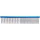 GROOM PROFESSIONAL Spectrum Aluminium Comb 50/50, 19 cm, Light Blue GROOM PROFESSIONAL Spectrum Aluminium Comb 50/50, 19 cm, Light Blue