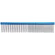 GROOM PROFESSIONAL Spectrum Aluminium Comb 50/50, 19 cm, Light Blue GROOM PROFESSIONAL Spectrum Aluminium Comb 50/50, 19 cm, Light Blue