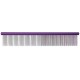 GROOM PROFESSIONAL Spectrum Aluminium Comb 50/50, 25 cm, Purple GROOM PROFESSIONAL Spectrum Aluminium Comb 50/50, 25 cm, Purple