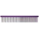 GROOM PROFESSIONAL Spectrum Aluminium Comb 50/50, 25 cm, Purple GROOM PROFESSIONAL Spectrum Aluminium Comb 50/50, 25 cm, Purple