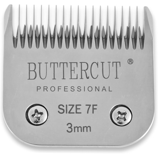 Geib Buttercut Stainless Steel Dog Trimmer Blade, Size 7F, 1/8" Cutting Length Geib Buttercut Stainless Steel Dog Trimmer Blade, Size 7F, 1/8" Cutting Length