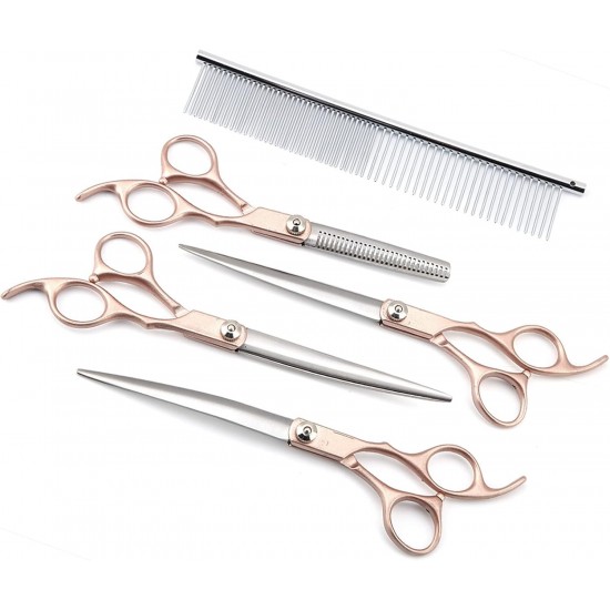Geib Left Hand Hair Thinning Scissors for Dogs, Pack of 22, Professional Scissors Set for Pet Care, Hairdresser, for Pet Hairdressers and All with Dogs and Cats Geib Left Hand Hair Thinning Scissors for Dogs, Pack of 22, Professional Scissors Set for Pet Care, Hairdresser, for Pet Hairdressers and All with Dogs and Cats
