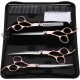 Geib Left Hand Hair Thinning Scissors for Dogs, Pack of 22, Professional Scissors Set for Pet Care, Hairdresser, for Pet Hairdressers and All with Dogs and Cats, Japanese