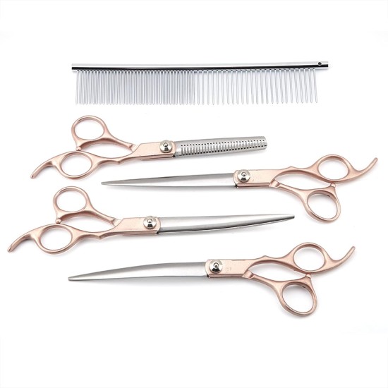 Geib Left Hand Hair Thinning Scissors for Dogs, Pack of 22, Professional Scissors Set for Pet Care, Hairdresser, for Pet Hairdressers and All with Dogs and Cats, Japanese Geib Left Hand Hair Thinning Scissors for Dogs, Pack of 22, Professional Scissors Set for Pet Care, Hairdresser, for Pet Hairdressers and All with Dogs and Cats, Japanese