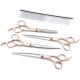 Geib Left Hand Hair Thinning Scissors for Dogs, Pack of 22, Professional Scissors Set for Pet Care, Hairdresser, for Pet Hairdressers and All with Dogs and Cats, Japanese