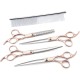 Geib Left Hand Hair Thinning Scissors for Dogs, Pack of 22, Professional Scissors Set for Pet Care, Hairdresser, for Pet Hairdressers and All with Dogs and Cats, Japanese