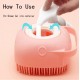 Generic HMJO Pet Bath Brush Washing Brush Grooming Brush with Shampoo Storage Massage Brush for Dogs and Cats Shower Care Acrylic Generic HMJO Pet Bath Brush Washing Brush Grooming Brush with Shampoo Storage Massage Brush for Dogs and Cats Shower Care Acrylic