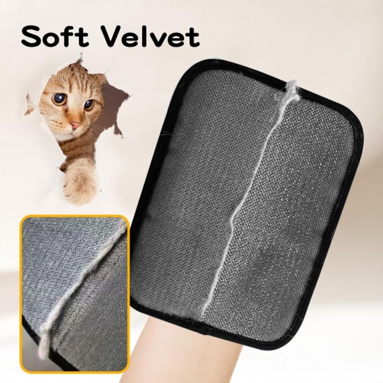 Generisch Pet Hair Remover Glove, Reusable Pet Grooming Gloves, Double Sided Pet Growing Gloves, for Couch, Furniture, Carpet, Car Seat (2 Pieces) Generisch Pet Hair Remover Glove, Reusable Pet Grooming Gloves, Double Sided Pet Growing Gloves, for Couch, Furniture, Carpet, Car Seat (2 Pieces)