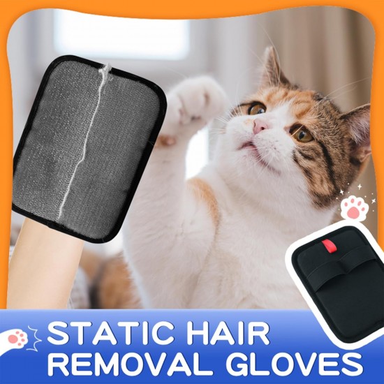 Generisch Pet Hair Remover Glove, Reusable Pet Grooming Gloves, Double Sided Pet Growing Gloves, for Couch, Furniture, Carpet, Car Seat (2 Pieces) Generisch Pet Hair Remover Glove, Reusable Pet Grooming Gloves, Double Sided Pet Growing Gloves, for Couch, Furniture, Carpet, Car Seat (2 Pieces)