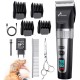 Gimars 2-in-1 Dog Clipper with Dog Trimmer, 7000 rpm Quiet Dog Clippers Set, USB Rechargeable Wireless Pet Hair Trimmer, Clipper Cat Dog Razor for Thick Fur