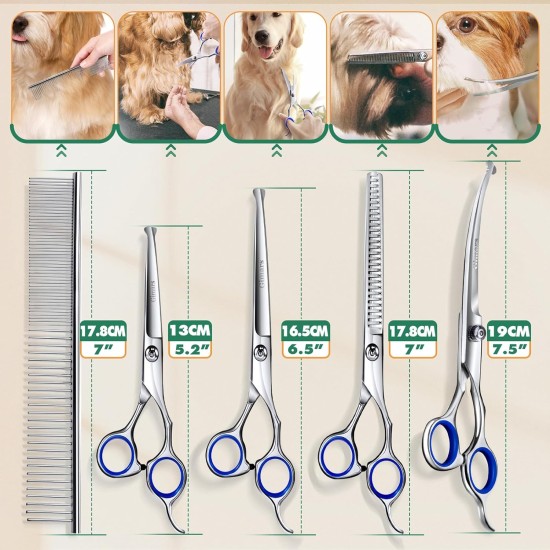 Gimars 2-in-1 Dog Clipper with Dog Trimmer, 7000 rpm Quiet Dog Clippers Set, USB Rechargeable Wireless Pet Hair Trimmer, Clipper Cat Dog Razor for Thick Fur Gimars 2-in-1 Dog Clipper with Dog Trimmer, 7000 rpm Quiet Dog Clippers Set, USB Rechargeable Wireless Pet Hair Trimmer, Clipper Cat Dog Razor for Thick Fur