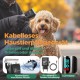 Gimars 2-in-1 Dog Clipper with Dog Trimmer, 7000 rpm Quiet Dog Clippers Set, USB Rechargeable Wireless Pet Hair Trimmer, Clipper Cat Dog Razor for Thick Fur