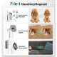 Gimars 2.3 L Dog Clipper with Vacuum Cleaner, 12000 K Pa Suction Power Dog Vacuum Cleaner Quiet Clipper Cat Dog Hair Trimmer with 5 Care Tools, Pet Hair Remover with Dog Brush