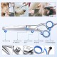 Gimars 4CR Dog Scissors Set Professional 6-in-1 Dog Scissors Grooming Scissors with Bullet Tip, Wear-Proof Titanium-Coated Fur Scissors for Dogs for Cats and Other Animals Gimars 4CR Dog Scissors Set Professional 6-in-1 Dog Scissors Grooming Scissors with Bullet Tip, Wear-Proof Titanium-Coated Fur Scissors for Dogs for Cats and Other Animals
