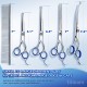 Gimars 4CR Dog Scissors Set Professional 6-in-1 Dog Scissors Grooming Scissors with Bullet Tip, Wear-Proof Titanium-Coated Fur Scissors for Dogs for Cats and Other Animals Gimars 4CR Dog Scissors Set Professional 6-in-1 Dog Scissors Grooming Scissors with Bullet Tip, Wear-Proof Titanium-Coated Fur Scissors for Dogs for Cats and Other Animals
