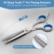 Gimars 4CR Dog Scissors Set Professional 6-in-1 Dog Scissors Grooming Scissors with Bullet Tip, Wear-Proof Titanium-Coated Fur Scissors for Dogs for Cats and Other Animals Gimars 4CR Dog Scissors Set Professional 6-in-1 Dog Scissors Grooming Scissors with Bullet Tip, Wear-Proof Titanium-Coated Fur Scissors for Dogs for Cats and Other Animals