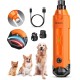 Gimars Dog Claw Grinder 6 Speeds Dog Claw Cutter with Dual LED Light, Pet Claw Grinder with USB Rechargeable, Dog Claw File with 3 Ports for Dogs Gimars Dog Claw Grinder 6 Speeds Dog Claw Cutter with Dual LED Light, Pet Claw Grinder with USB Rechargeable, Dog Claw File with 3 Ports for Dogs