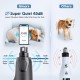 Gimars Dog Nail File, Adjustable 6 Speed Levels Nail Drill Bit for Dogs with Double LED Light, Pet Nail Cutter Rechargeable Nail File for Dogs via USB Gimars Dog Nail File, Adjustable 6 Speed Levels Nail Drill Bit for Dogs with Double LED Light, Pet Nail Cutter Rechargeable Nail File for Dogs via USB