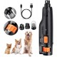 Gimars Dog Nail File, Adjustable 6 Speed Levels Nail Drill Bit for Dogs with Double LED Light, Pet Nail Cutter Rechargeable Nail File for Dogs via USB Gimars Dog Nail File, Adjustable 6 Speed Levels Nail Drill Bit for Dogs with Double LED Light, Pet Nail Cutter Rechargeable Nail File for Dogs via USB