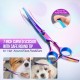 Gimars Professional Dog Grooming Scissors Set 4CR with Round Safety Tip, 5 in 1 Heavy Duty Titanium Coated Scissors and Curved and Straight Scissors Gimars Professional Dog Grooming Scissors Set 4CR with Round Safety Tip, 5 in 1 Heavy Duty Titanium Coated Scissors and Curved and Straight Scissors