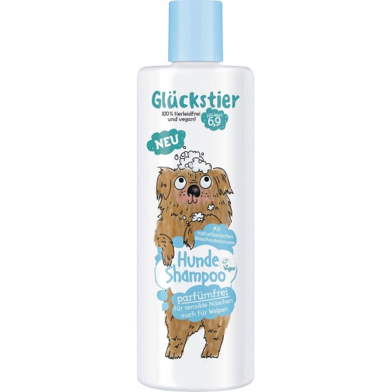 Glückstier Dog Shampoo, 250 ml, Replenishing Shampoo for All Dog Breeds, For Shiny, Easy-to-Comb Coat, Adapted pH Value, 100% Vegan & Cruelty Free Glückstier Dog Shampoo, 250 ml, Replenishing Shampoo for All Dog Breeds, For Shiny, Easy-to-Comb Coat, Adapted pH Value, 100% Vegan & Cruelty Free