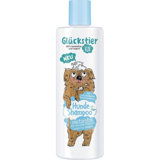 Glückstier Dog Shampoo Fragrance-Free 250 ml for Puppies and Sensitive Dog Noses (Pack of 1) Glückstier Dog Shampoo Fragrance-Free 250 ml for Puppies and Sensitive Dog Noses (Pack of 1)