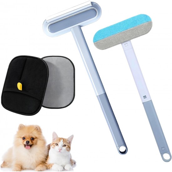 Glove Pet Hair Removal, Cat Hair Remover, 3 in 1 Pet Hair Remover and Pet Hair Remover Glove, Effective Removal of Dog Hair and Cat Hair on Clothes, Furniture and Carpets Glove Pet Hair Removal, Cat Hair Remover, 3 in 1 Pet Hair Remover and Pet Hair Remover Glove, Effective Removal of Dog Hair and Cat Hair on Clothes, Furniture and Carpets