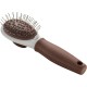 HUNTER SPA Self-Cleaning Brush for Dogs 22.5 x 8.0 cm L Grey / Brown HUNTER SPA Self-Cleaning Brush for Dogs 22.5 x 8.0 cm L Grey / Brown