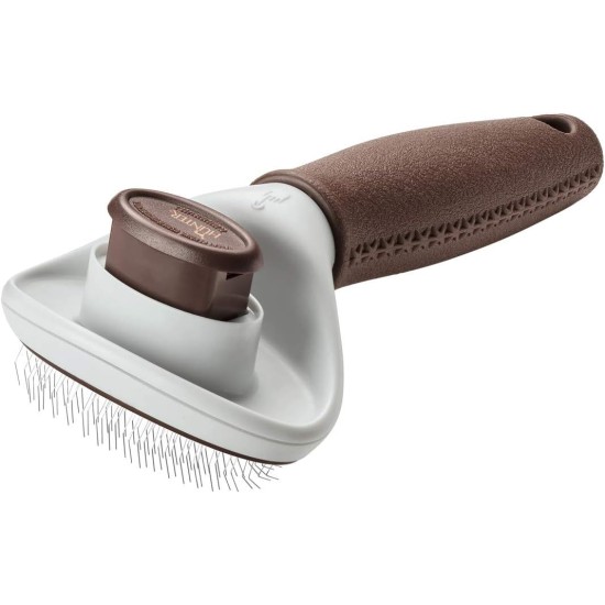 HUNTER SPA Self-Cleaning Slicker Brush for Dogs and Cats, 16.5 x 7.0 cm, S HUNTER SPA Self-Cleaning Slicker Brush for Dogs and Cats, 16.5 x 7.0 cm, S