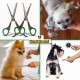 Hundefreund Dog Scissors Set with Thinning Scissors for Grooming | Stainless Steel Scissors with Rounded Tip for Dog Grooming