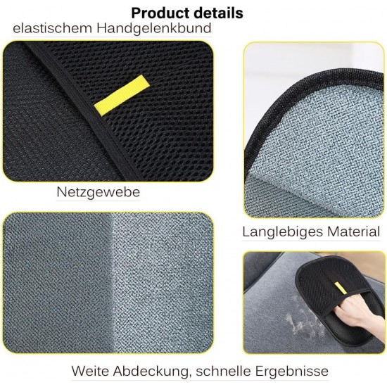 IFUDE 2 Stück Haustier Haarentfernung Handschuhe für Hunde & Katzen-Pflegehandschuhe Antistatische Wiederverwendbare Enthaarungs Handschuhe,Entfilzung,Fellpflege beim Baden IFUDE 2 Stück Haustier Haarentfernung Handschuhe für Hunde & Katzen-Pflegehandschuhe Antistatische Wiederverwendbare Enthaarungs Handschuhe,Entfilzung,Fellpflege beim Baden