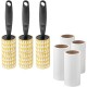 IKEA Bastis Set of 3 Grey Lint Rollers with 4 x Refill Rollers IKEA Bastis Set of 3 Grey Lint Rollers with 4 x Refill Rollers