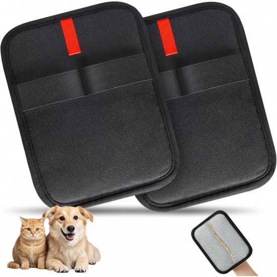 INABULETWO Static Pet Hair Removal Gloves Reusable Electrostatic Pet Hair Remover Grooming Gloves Brush Tool for Couch Furniture Carpet Car Seat 2 Pack INABULETWO Static Pet Hair Removal Gloves Reusable Electrostatic Pet Hair Remover Grooming Gloves Brush Tool for Couch Furniture Carpet Car Seat 2 Pack