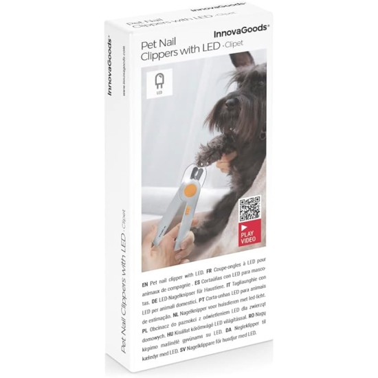 InnovaGoods LED Nail Clippers for Pets InnovaGoods LED Nail Clippers for Pets