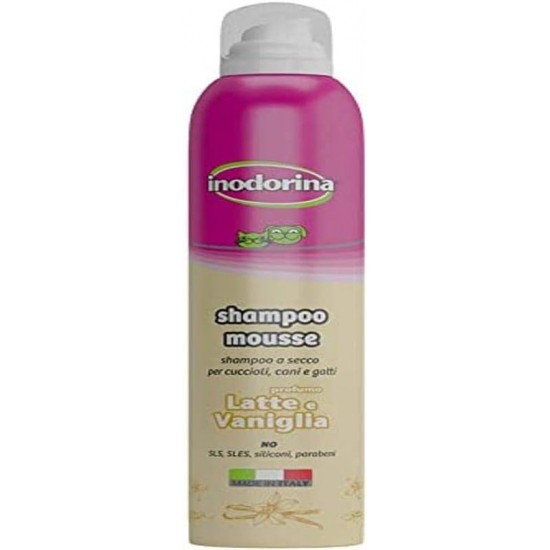 Inodorina Shampoo Mousse Aloe 300 ml. Inodorina Shampoo Mousse Aloe 300 ml.