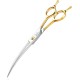 JASON 7.5 Inch Curved Thinning Scissors for Dogs 43 Teeth Professional Downward Curved Dog Scissors Made of Japanese 440C Stainless Steel Fur Scissors with Symmetrical Handle JASON 7.5 Inch Curved Thinning Scissors for Dogs 43 Teeth Professional Downward Curved Dog Scissors Made of Japanese 440C Stainless Steel Fur Scissors with Symmetrical Handle