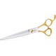 JASON 7.5 Inch Curved Thinning Scissors for Dogs 43 Teeth Professional Downward Curved Dog Scissors Made of Japanese 440C Stainless Steel Fur Scissors with Symmetrical Handle JASON 7.5 Inch Curved Thinning Scissors for Dogs 43 Teeth Professional Downward Curved Dog Scissors Made of Japanese 440C Stainless Steel Fur Scissors with Symmetrical Handle