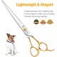JASON 7.5 Inch Curved Thinning Scissors for Dogs 43 Teeth Professional Downward Curved Dog Scissors Made of Japanese 440C Stainless Steel Fur Scissors with Symmetrical Handle JASON 7.5 Inch Curved Thinning Scissors for Dogs 43 Teeth Professional Downward Curved Dog Scissors Made of Japanese 440C Stainless Steel Fur Scissors with Symmetrical Handle