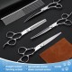 JASON Dog Grooming Scissors Set Professional 6 in 1 Dog Shears Kit - 6.5" Thinning, 7" Straight, 7" Up-Curved, 7" Down-Curved Shears and Comb for Dog Cat Pet with Adjustable Screw (Black) JASON Dog Grooming Scissors Set Professional 6 in 1 Dog Shears Kit - 6.5" Thinning, 7" Straight, 7" Up-Curved, 7" Down-Curved Shears and Comb for Dog Cat Pet with Adjustable Screw (Black)