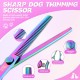 JASON Dog Grooming Scissors Set Professional 6 in 1 Dog Shears Kit - 6.5" Thinning, 7" Straight, 7" Up-Curved, 7" Down-Curved Shears and Comb for Dog Cat Pet with Adjustable Screw (Black) JASON Dog Grooming Scissors Set Professional 6 in 1 Dog Shears Kit - 6.5" Thinning, 7" Straight, 7" Up-Curved, 7" Down-Curved Shears and Comb for Dog Cat Pet with Adjustable Screw (Black)