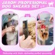 JASON Dog Grooming Scissors Set Professional 6 in 1 Dog Shears Kit - 6.5" Thinning, 7" Straight, 7" Up-Curved, 7" Down-Curved Shears and Comb for Dog Cat Pet with Adjustable Screw (Black) JASON Dog Grooming Scissors Set Professional 6 in 1 Dog Shears Kit - 6.5" Thinning, 7" Straight, 7" Up-Curved, 7" Down-Curved Shears and Comb for Dog Cat Pet with Adjustable Screw (Black)