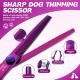 JASON Dog Grooming Scissors Set Professional 6 in 1 Dog Shears Kit - 6.5" Thinning, 7" Straight, 7" Up-Curved, 7" Down-Curved Shears and Comb for Dog Cat Pet with Adjustable Screw (Black) JASON Dog Grooming Scissors Set Professional 6 in 1 Dog Shears Kit - 6.5" Thinning, 7" Straight, 7" Up-Curved, 7" Down-Curved Shears and Comb for Dog Cat Pet with Adjustable Screw (Black)