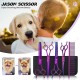 JASON Professional 7.5 Inch Dog Scissors Set 6 in 1 Grooming Scissors Set for Dogs - Straight Curved Dog Scissors 16/36 Teeth Thinning Scissors for Dogs with Ergonomic Handle for Pet Grooming JASON Professional 7.5 Inch Dog Scissors Set 6 in 1 Grooming Scissors Set for Dogs - Straight Curved Dog Scissors 16/36 Teeth Thinning Scissors for Dogs with Ergonomic Handle for Pet Grooming