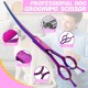 JASON Professional 7.5 Inch Dog Scissors Set 6 in 1 Grooming Scissors Set for Dogs - Straight Curved Dog Scissors 16/36 Teeth Thinning Scissors for Dogs with Ergonomic Handle for Pet Grooming JASON Professional 7.5 Inch Dog Scissors Set 6 in 1 Grooming Scissors Set for Dogs - Straight Curved Dog Scissors 16/36 Teeth Thinning Scissors for Dogs with Ergonomic Handle for Pet Grooming