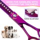 JASON Professional 7.5 Inch Dog Scissors Set 6 in 1 Grooming Scissors Set for Dogs - Straight Curved Dog Scissors 16/36 Teeth Thinning Scissors for Dogs with Ergonomic Handle for Pet Grooming JASON Professional 7.5 Inch Dog Scissors Set 6 in 1 Grooming Scissors Set for Dogs - Straight Curved Dog Scissors 16/36 Teeth Thinning Scissors for Dogs with Ergonomic Handle for Pet Grooming