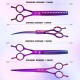 JASON Professional 7.5 Inch Dog Scissors Set 6 in 1 Grooming Scissors Set for Dogs - Straight Curved Dog Scissors 16/36 Teeth Thinning Scissors for Dogs with Ergonomic Handle for Pet Grooming JASON Professional 7.5 Inch Dog Scissors Set 6 in 1 Grooming Scissors Set for Dogs - Straight Curved Dog Scissors 16/36 Teeth Thinning Scissors for Dogs with Ergonomic Handle for Pet Grooming