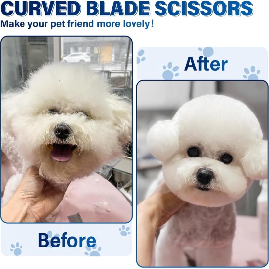 JASON Professional 7.5 Inch Thinning Scissors for Dogs Cats Pets Dog Scissors Grooming Scissors with Adjustable Screw 56 Teeth JASON Professional 7.5 Inch Thinning Scissors for Dogs Cats Pets Dog Scissors Grooming Scissors with Adjustable Screw 56 Teeth