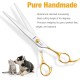 JASON Professional Dog Scissors Grooming Scissors Straight Dog Grooming Scissors Paw Scissors Grooming for Dogs Cats 7.5 Inches