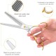 JASON Professional Dog Scissors Grooming Scissors Straight Dog Grooming Scissors Paw Scissors Grooming for Dogs Cats 7.5 Inches