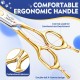 JASON Professional Dog Scissors Grooming Scissors Straight Dog Grooming Scissors Paw Scissors Grooming for Dogs Cats 7.5 Inches